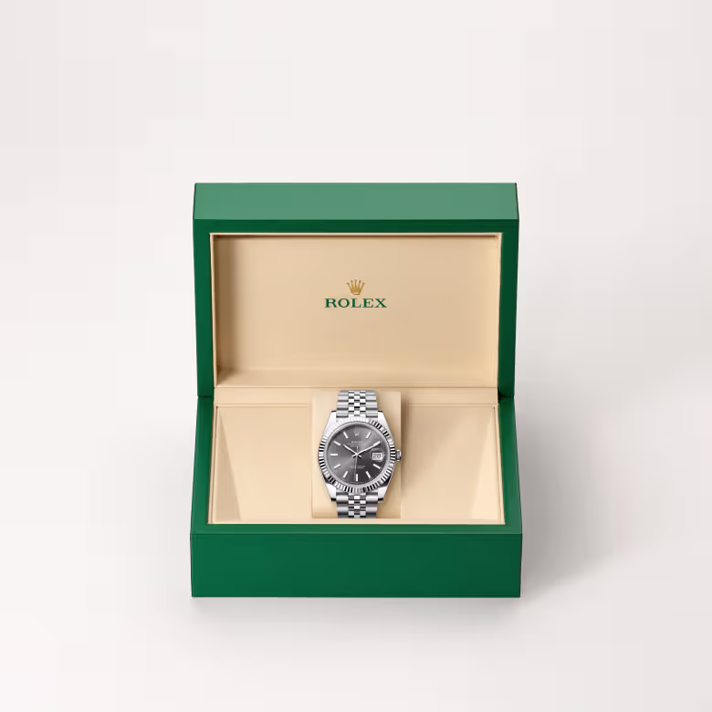 Rolex Datejust White Rolesor - combination of Oystersteel and white gold M126334-0014 - swiss watch