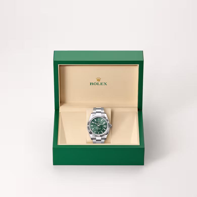 Rolex Sky-Dweller White Rolesor - combination of Oystersteel and white gold M336934-0001 - swiss watch