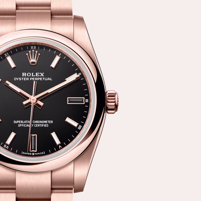 Rolex Oyster Perpetual 18 ct Everose gold M124205-0001 - swiss watch