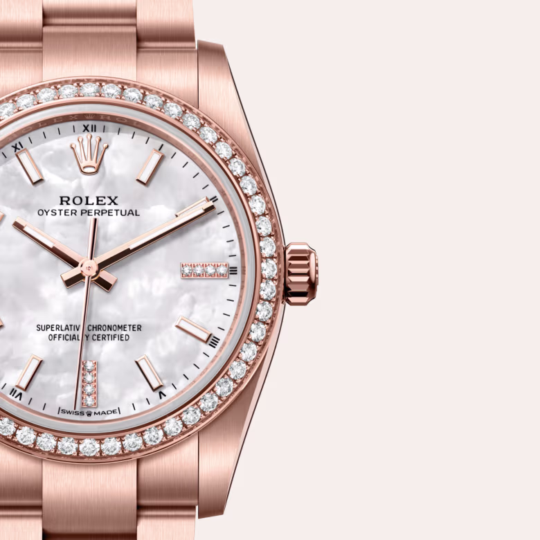 Rolex Oyster Perpetual 18 ct Everose gold M124245RBR-0002 - swiss watch