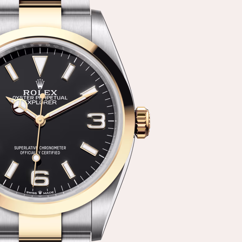 Rolex Explorer Yellow Rolesor - combination of Oystersteel and yellow gold M124273-0001 - swiss watch