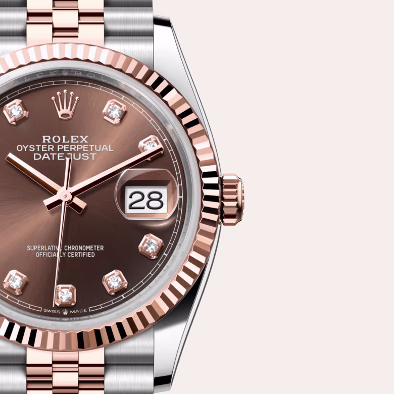 Rolex Datejust Everose Rolesor - combination of Oystersteel and Everose gold M126231-0053 - swiss watch
