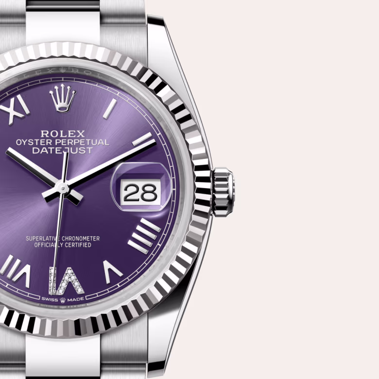 Rolex Datejust White Rolesor - combination of Oystersteel and white gold M126234-0064 - swiss watch