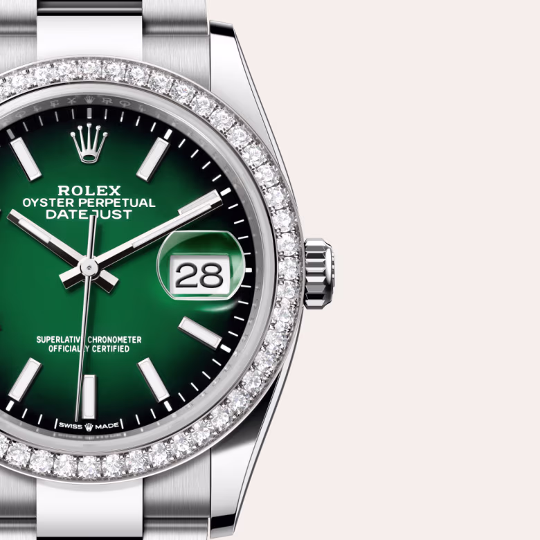 Rolex Datejust White Rolesor - combination of Oystersteel and white gold M126284RBR-0052 - swiss watch