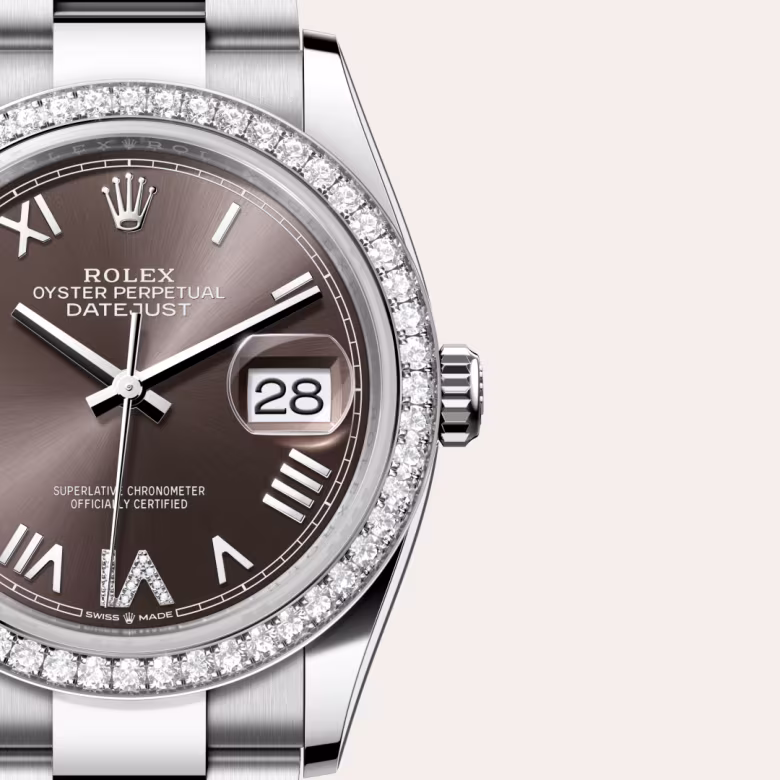 Rolex Datejust White Rolesor - combination of Oystersteel and white gold M126284RBR-0064 - swiss watch