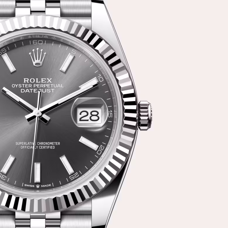 Rolex Datejust White Rolesor - combination of Oystersteel and white gold M126334-0014 - swiss watch