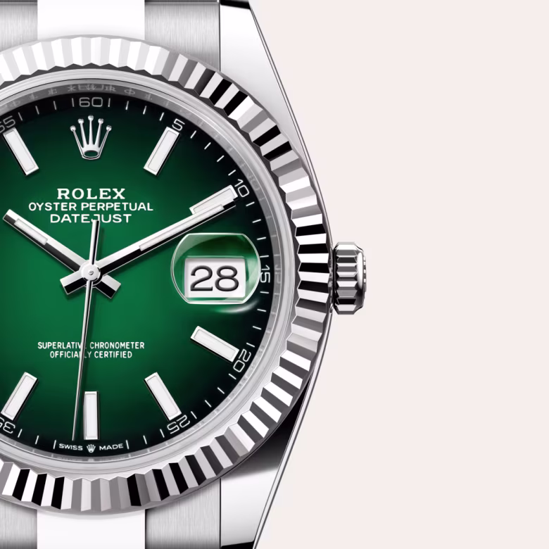 Rolex Datejust White Rolesor - combination of Oystersteel and white gold M126334-0033 - swiss watch