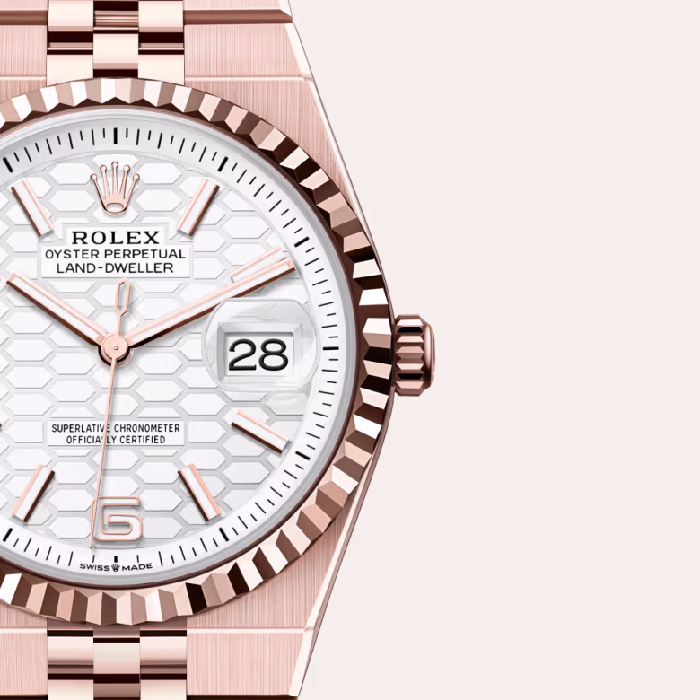 Rolex Land-Dweller 18 ct Everose gold M127235-0001 - swiss watch