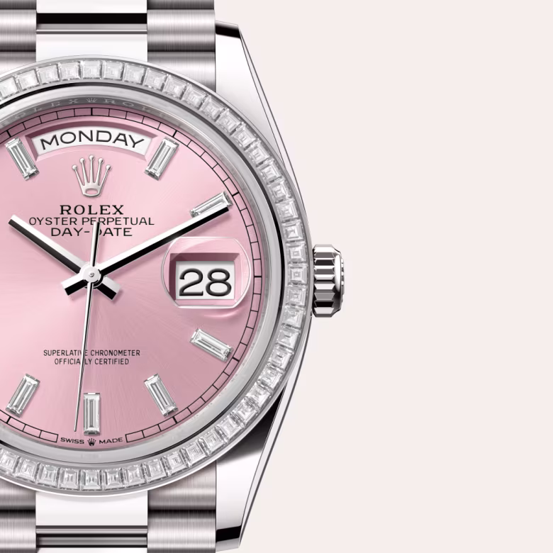 Rolex Day-Date 18 ct white gold M128399TBR-0029 - swiss watch