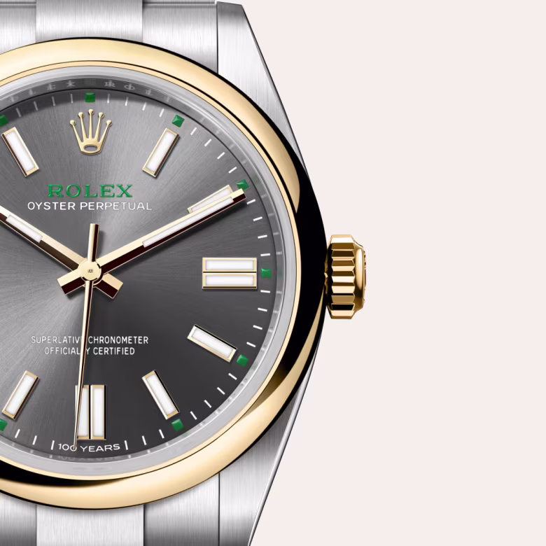Rolex Oyster Perpetual Yellow Rolesor - combination of Oystersteel and yellow gold M134303-0001 - swiss watch