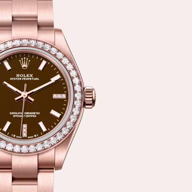 Rolex Oyster Perpetual 18 ct Everose gold M276245RBR-0002 - swiss watch