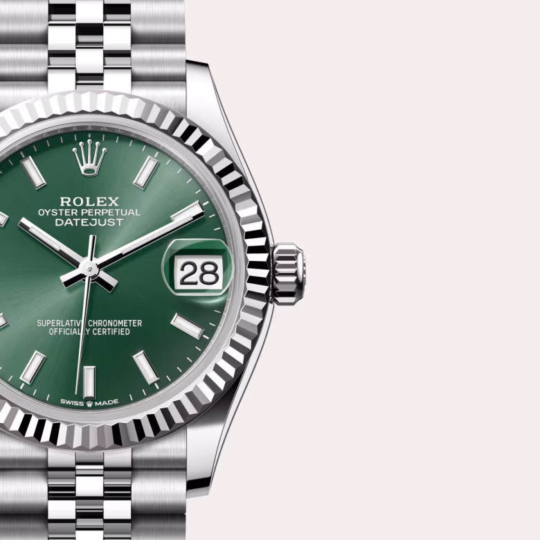 Rolex Datejust White Rolesor - combination of Oystersteel and white gold M278274-0018 - swiss watch