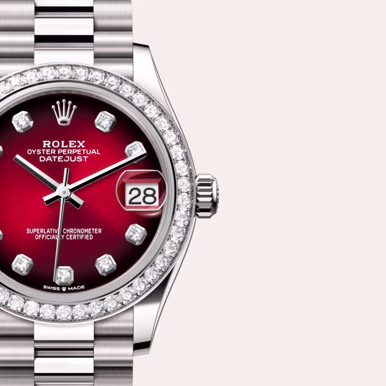 Rolex Datejust 18 ct white gold M278289RBR-0028 - swiss watch