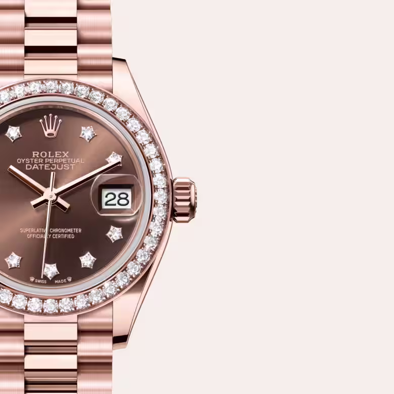 Rolex Lady-Datejust 18 ct Everose gold M279135RBR-0001 - swiss watch