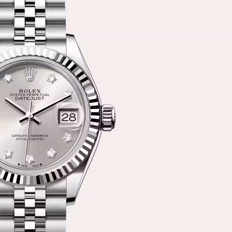 Rolex Lady-Datejust White Rolesor - combination of Oystersteel and white gold M279174-0021 - swiss watch