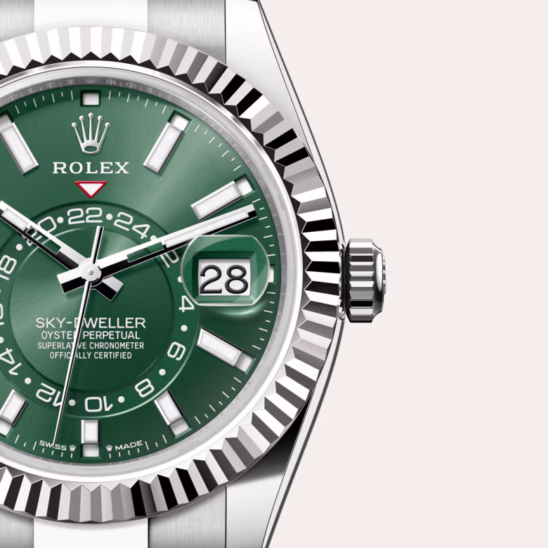Rolex Sky-Dweller White Rolesor - combination of Oystersteel and white gold M336934-0001 - swiss watch