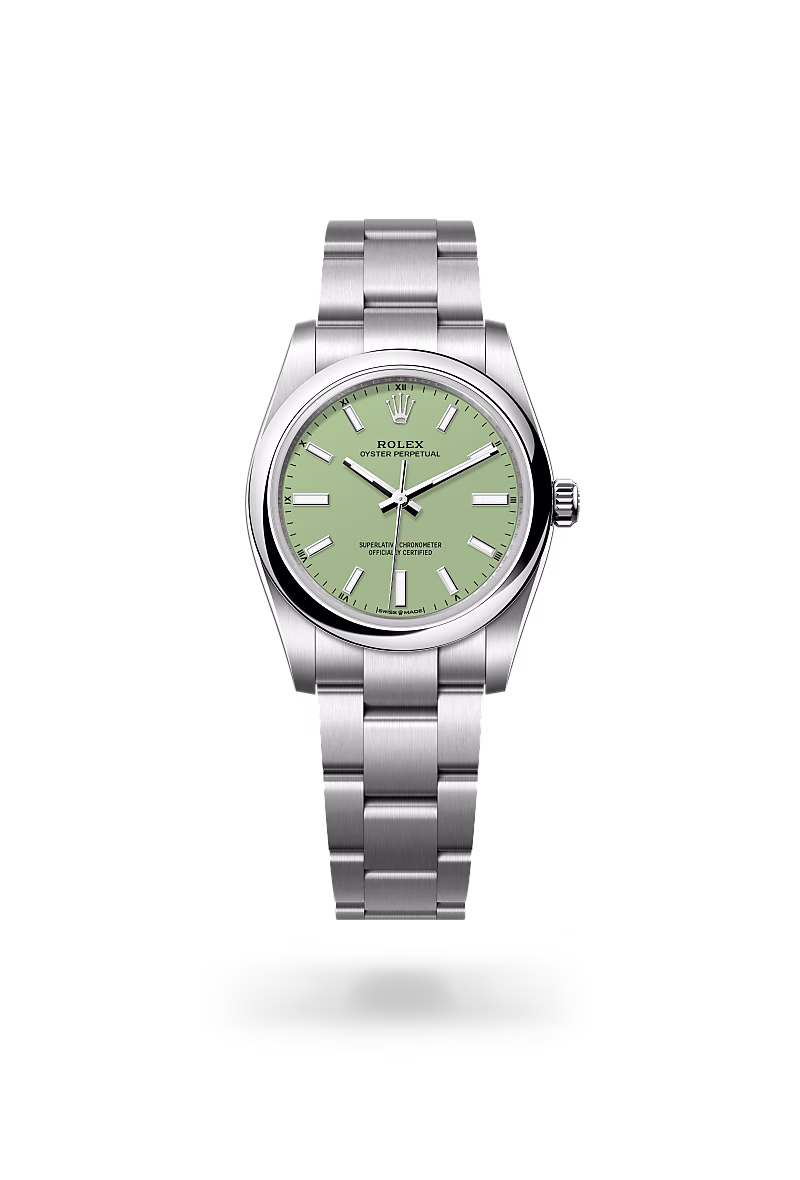 Rolex - Oyster Perpetual 34 - 34 mm, Oyster, Oystersteel M124200-0006