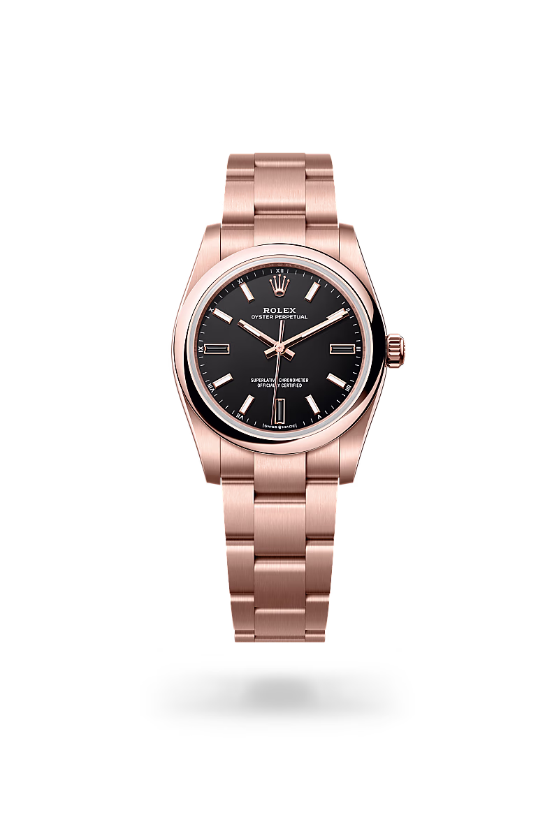 Rolex Oyster Perpetual 18 ct Everose gold M124205-0001 - swiss watch