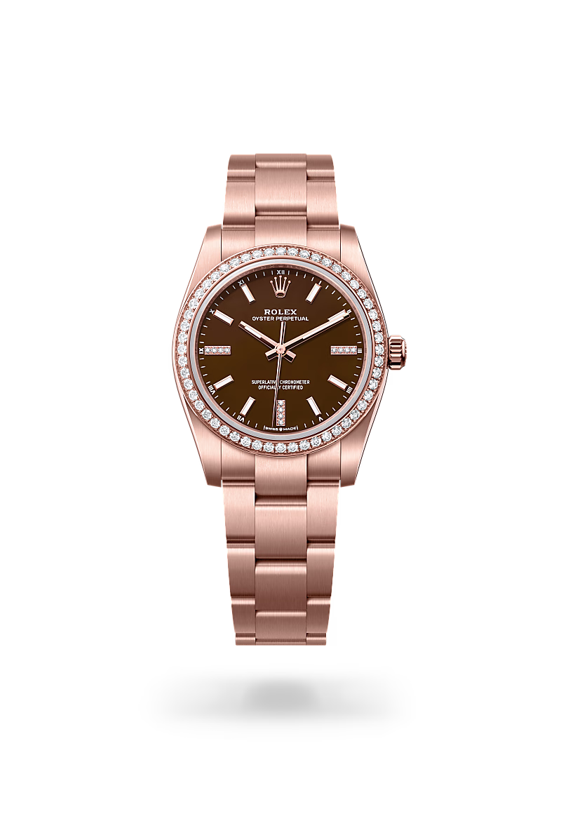 Rolex Oyster Perpetual 18 ct Everose gold M124245RBR-0001 - swiss watch