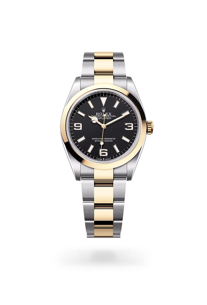 Rolex Explorer Yellow Rolesor - combination of Oystersteel and yellow gold M124273-0001 - swiss watch
