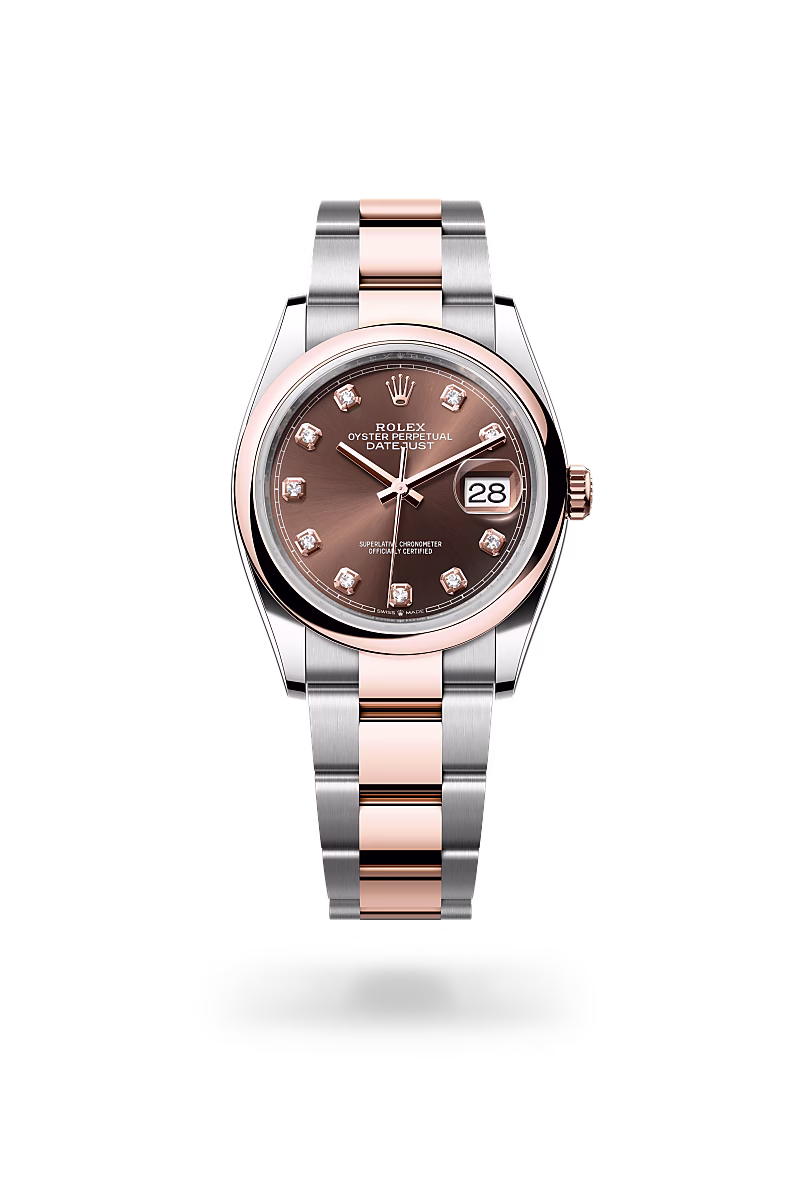 Rolex Datejust Everose Rolesor - combination of Oystersteel and Everose gold M126201-0054 - swiss watch