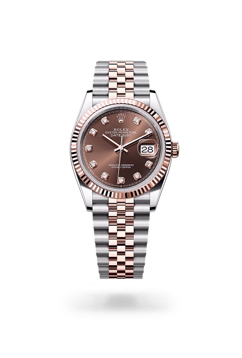 Rolex Datejust Everose Rolesor - combination of Oystersteel and Everose gold M126231-0053 - swiss watch