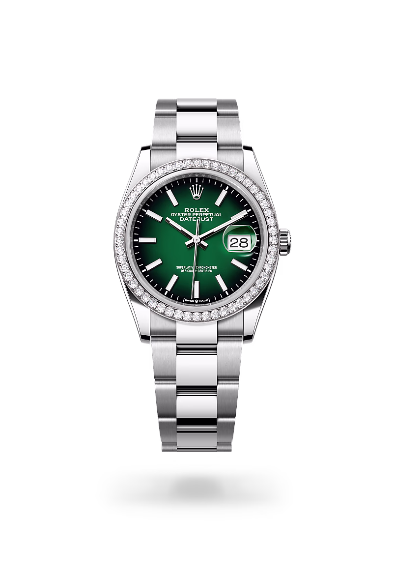 Rolex Datejust White Rolesor - combination of Oystersteel and white gold M126284RBR-0052 - swiss watch