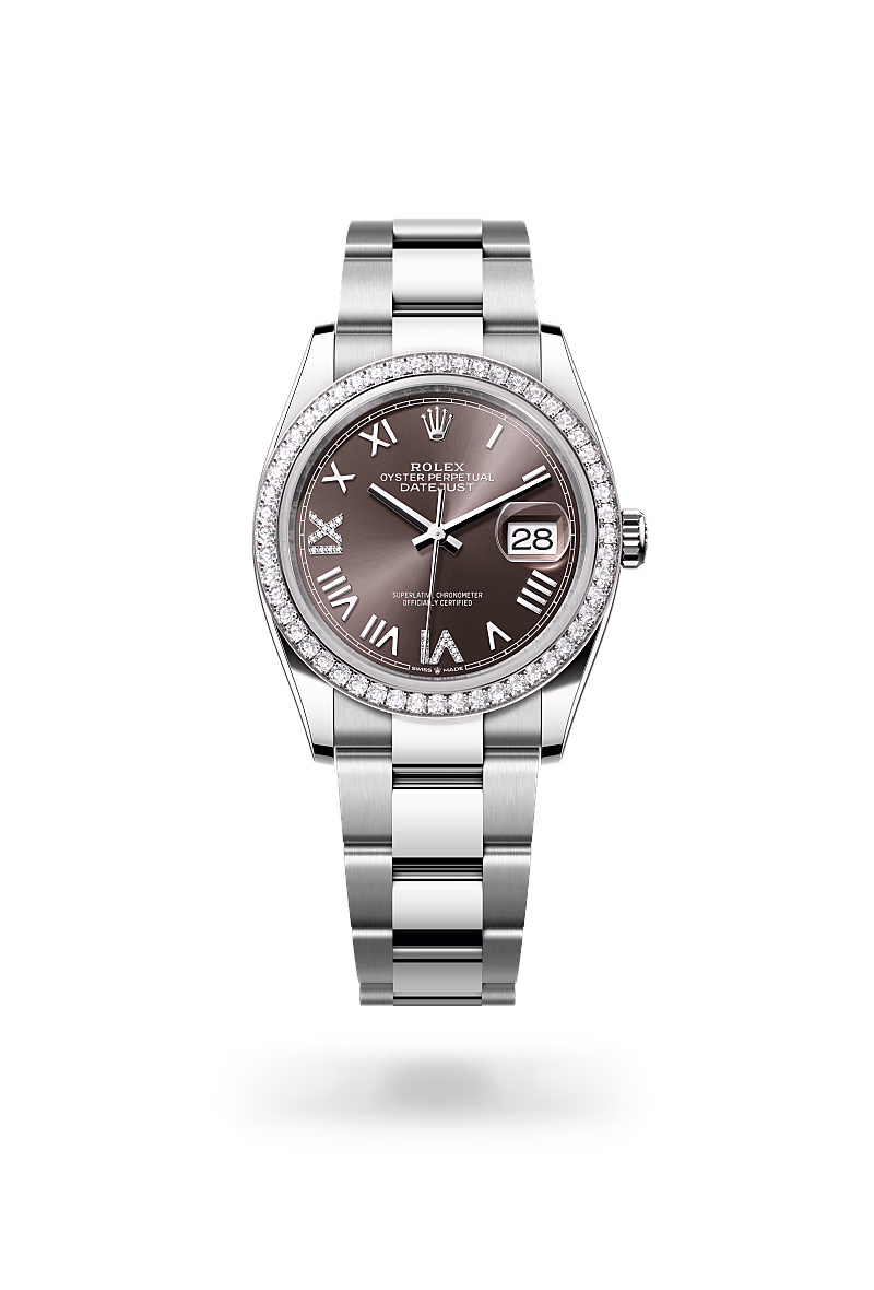 Rolex Datejust White Rolesor - combination of Oystersteel and white gold M126284RBR-0064 - swiss watch