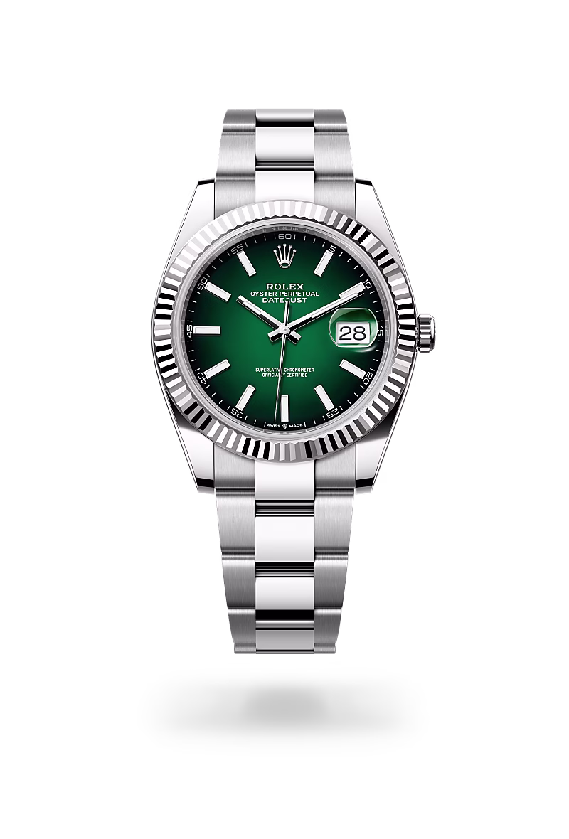 Rolex Datejust White Rolesor - combination of Oystersteel and white gold M126334-0033 - swiss watch
