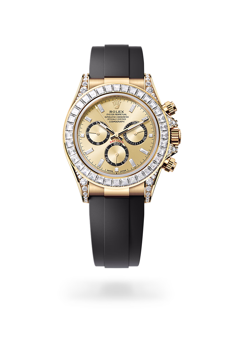 Rolex Cosmograph Daytona 18 ct yellow gold with lugs set with diamonds M126538TBR-0004 - swiss watch
