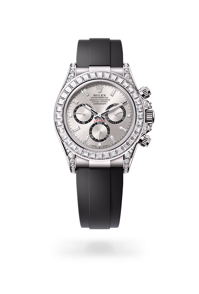 Rolex Cosmograph Daytona 18 ct white gold with lugs set with diamonds M126539TBR-0002 - swiss watch