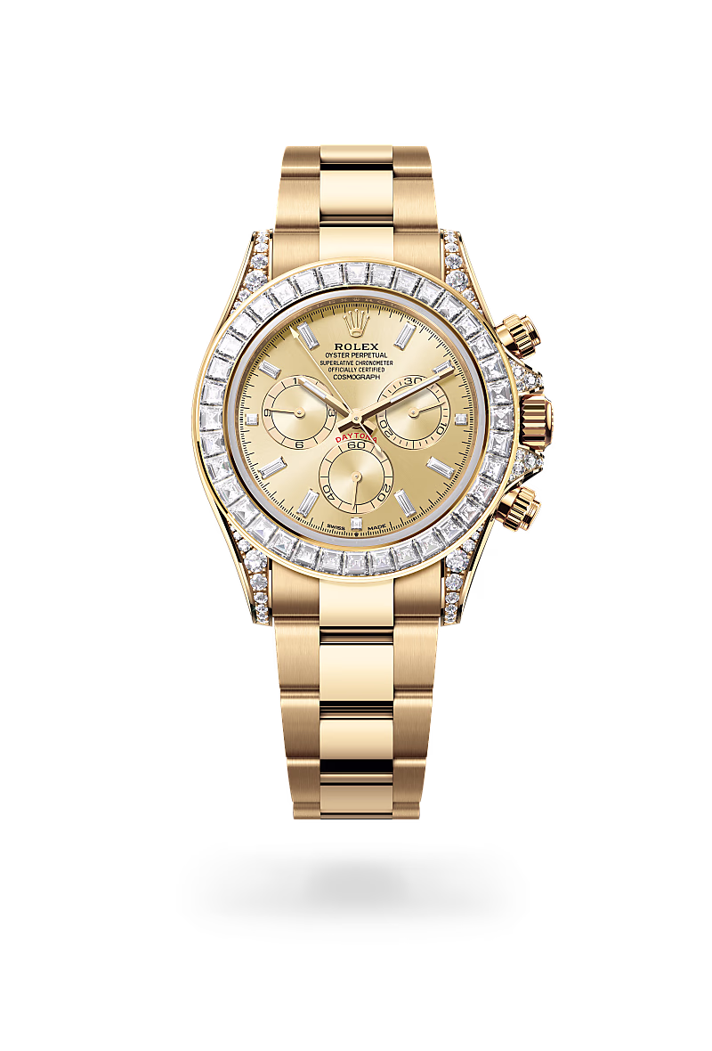 Rolex - Cosmograph Daytona - Oyster, 40 mm, yellow gold and diamonds M126598TBR-0001