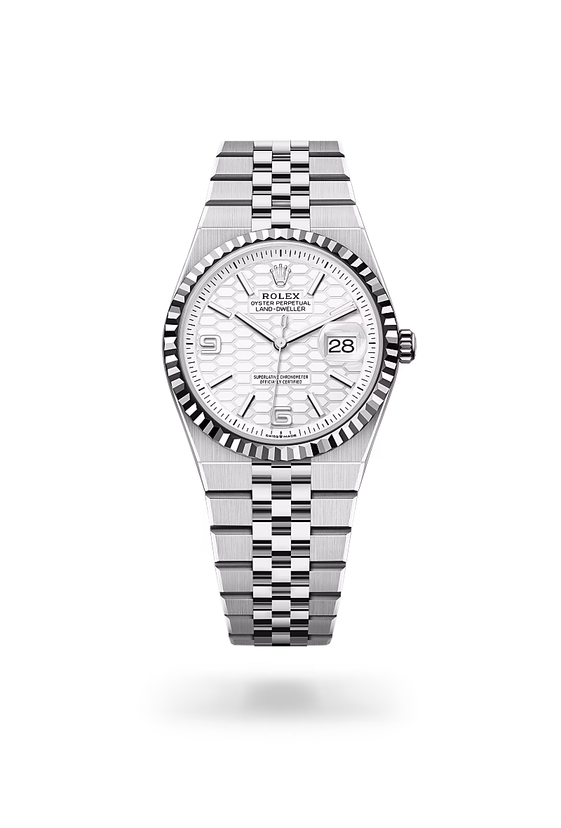 Rolex - Land-Dweller 36 - Oyster, 36 mm, Oystersteel and white gold M127234-0001