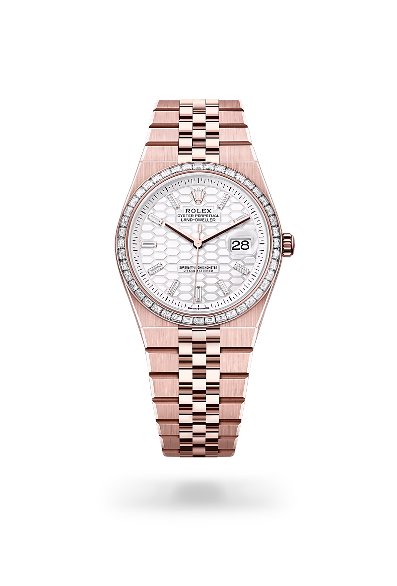 Rolex Land-Dweller 18 ct Everose gold M127285TBR-0002 - swiss watch