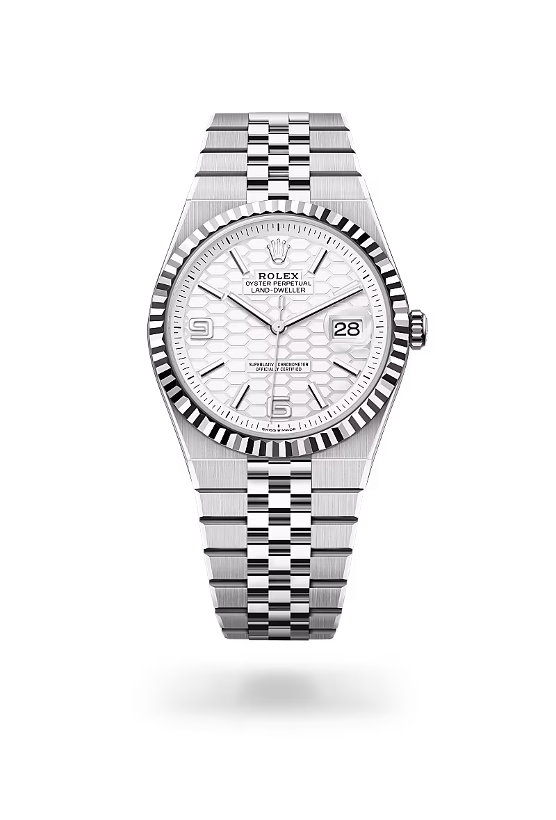 Rolex - Land-Dweller 40 - Oyster, 40 mm, Oystersteel and white gold M127334-0001