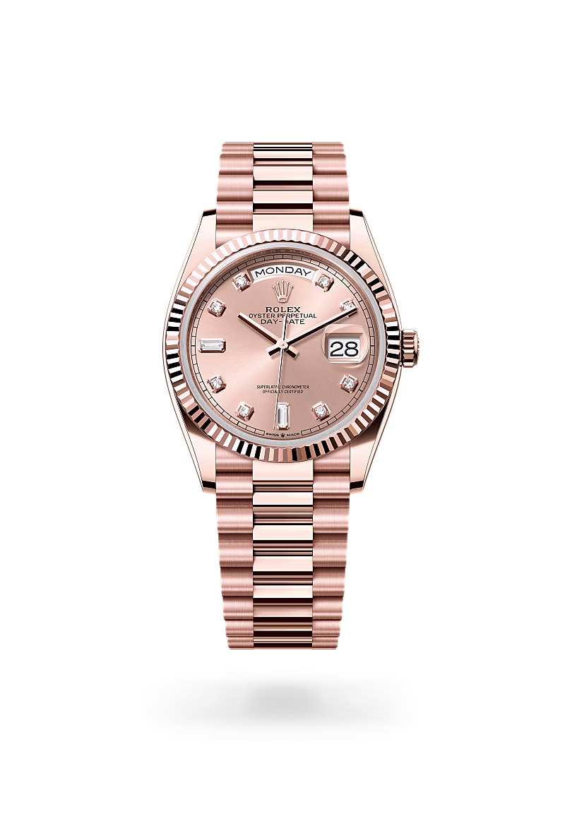 Rolex Day-Date 18 ct Everose gold M128235-0009 - swiss watch