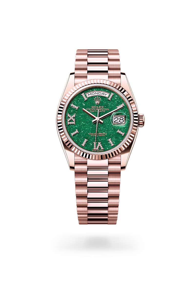 Rolex Day-Date 18 ct Everose gold M128235-0068 - swiss watch