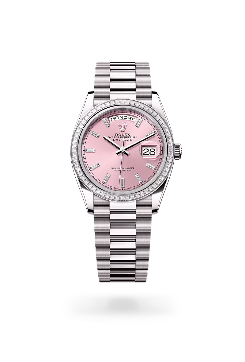 Rolex Day-Date 18 ct white gold M128399TBR-0029 - swiss watch
