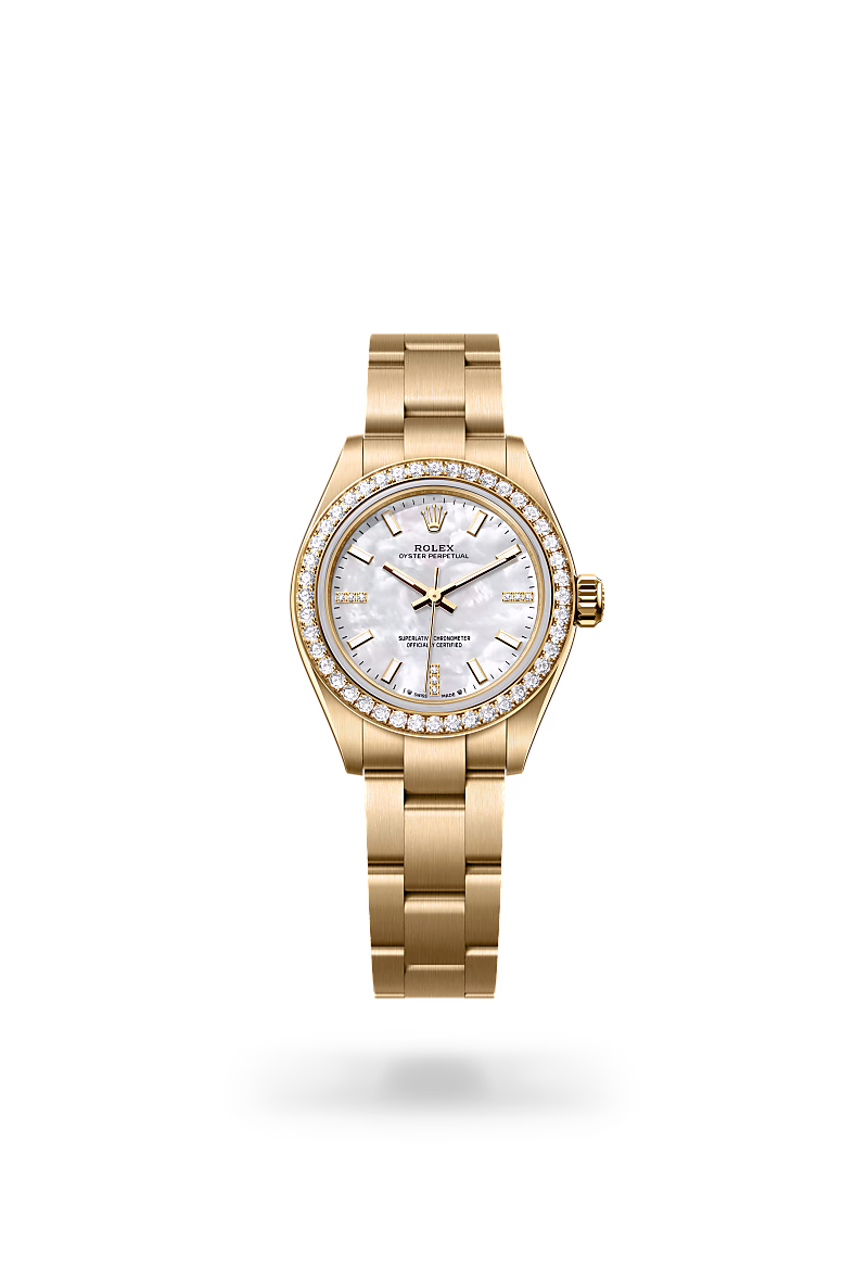 Rolex Oyster Perpetual 18 ct yellow gold M276248RBR-0002 - swiss watch