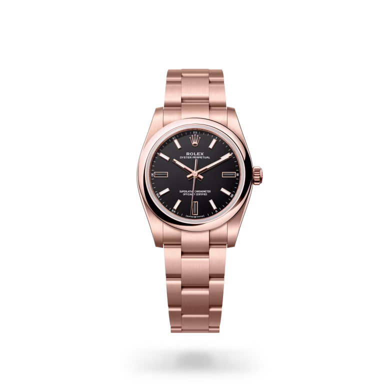 Rolex Oyster Perpetual 18 ct Everose gold M124205-0001 - swiss watch