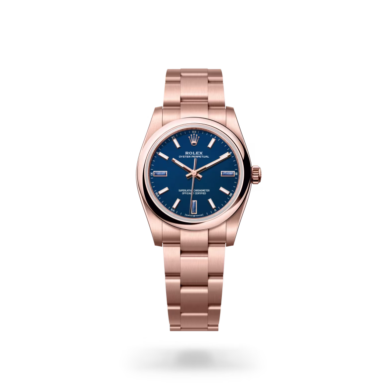 Rolex Oyster Perpetual 18 ct Everose gold M124205-0002 - swiss watch