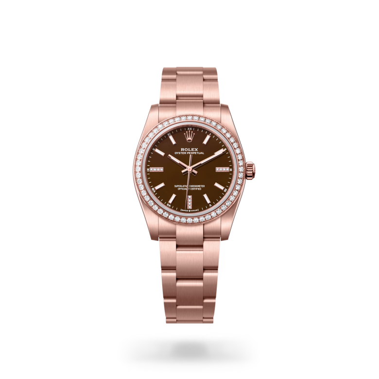 Rolex Oyster Perpetual 18 ct Everose gold M124245RBR-0001 - swiss watch