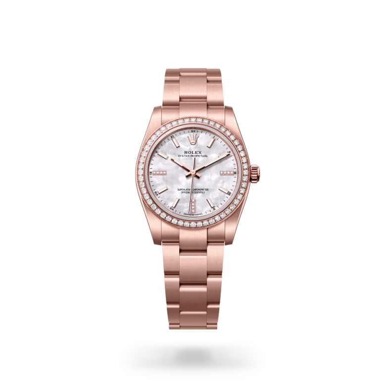 Rolex Oyster Perpetual 18 ct Everose gold M124245RBR-0002 - swiss watch
