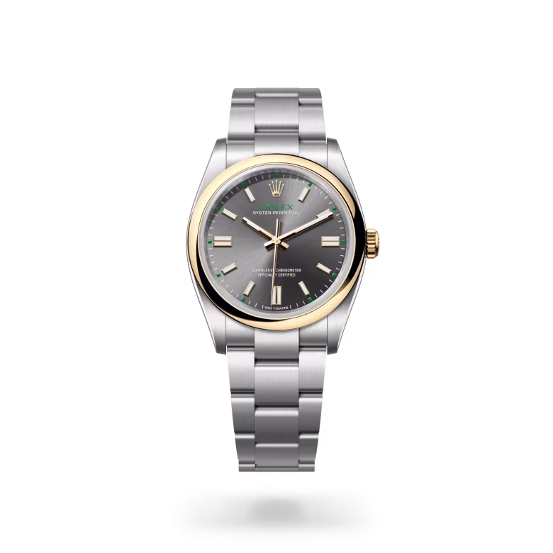 Rolex Oyster Perpetual Yellow Rolesor - combination of Oystersteel and yellow gold M126003-0001 - swiss watch