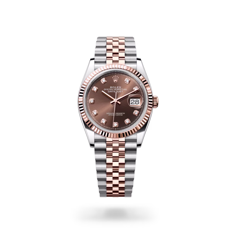 Rolex Datejust Everose Rolesor - combination of Oystersteel and Everose gold M126231-0053 - swiss watch