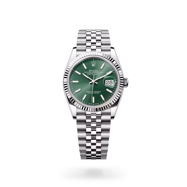 Rolex Datejust White Rolesor - combination of Oystersteel and white gold M126234-0051 - swiss watch
