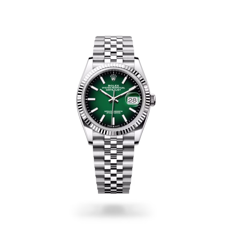 Rolex Datejust White Rolesor - combination of Oystersteel and white gold M126234-0059 - swiss watch