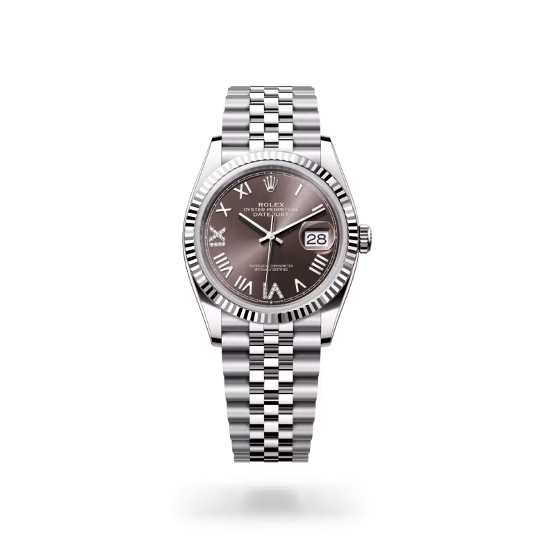 Rolex Datejust White Rolesor - combination of Oystersteel and white gold M126234-0071 - swiss watch