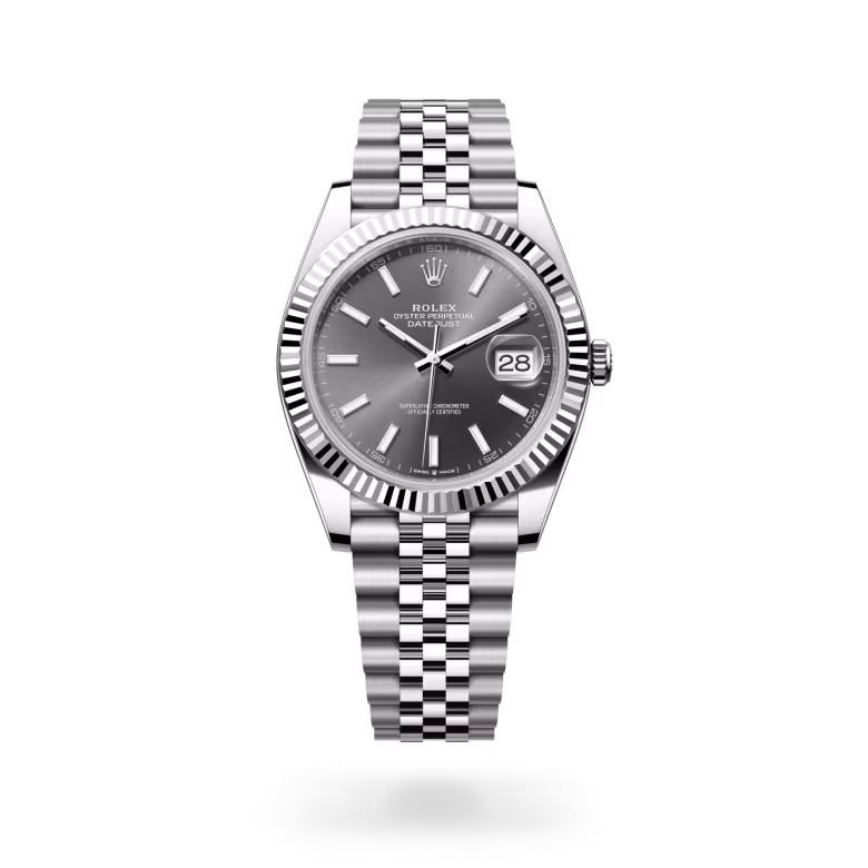 Rolex Datejust White Rolesor - combination of Oystersteel and white gold M126334-0014 - swiss watch