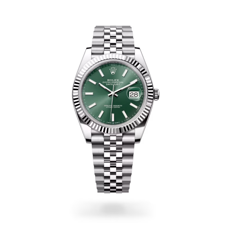 Rolex Datejust White Rolesor - combination of Oystersteel and white gold M126334-0028 - swiss watch
